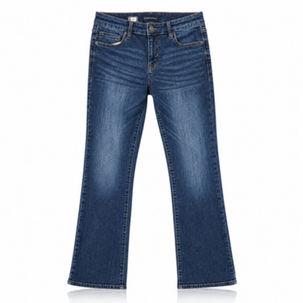 Aeropostale Bootcut Jeans Womens 10R Blue Dark Wash Stretch Denim Mid Rise 32x31